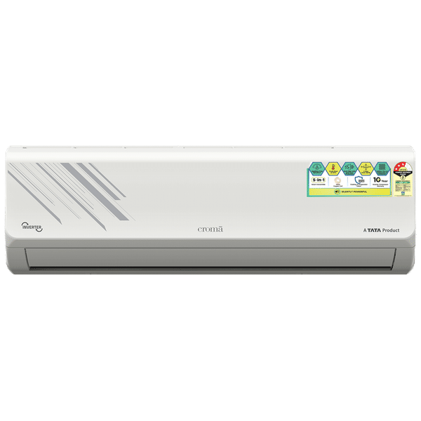 Croma 5 in 1 Convertible 2 Ton 3 Star Inverter Split AC with Dust Filter (Copper Condenser, CRLA024IND255354)_1