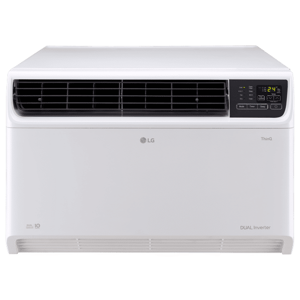 LG 4 in 1 Convertible 1.5 Ton 5 Star Dual Inverter Window Smart AC with Stabilizer Free Operation (Copper Condenser, RW-Q18WWZA)_1