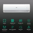 Haier Clean Cool + 7 in 1 Convertible 1 Ton 3 Star Triple Inverter Plus Split AC with Frost Self Clean (2023 Model, Copper Condenser, HSU13C-TQS3BE1)_2
