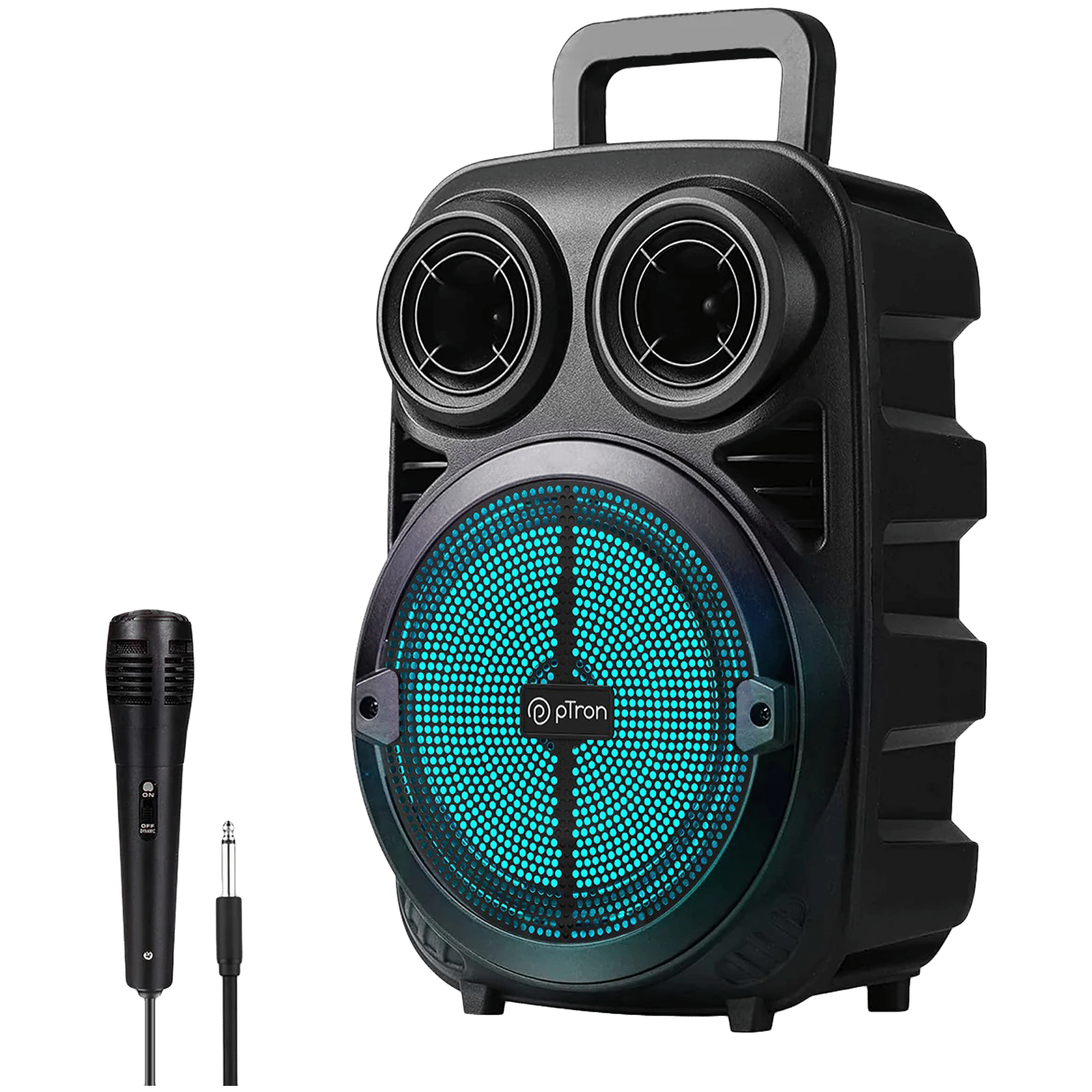 Speaker Portable Karaoke High Bass Bluetooth Support Micro SD / TF / USB  Flash et FM Radio