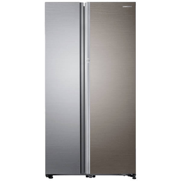SAMSUNG 868 Litres Frost Free Side by Side Refrigerator with Twist Ice Maker (RH80J81323M/TL, Real Stainless)_1