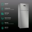 BOSCH Series 4 269 Litres 3 Star Frost Free Double Door Convertible Refrigerator with Vario Inverter Compressor (CTC29S031I, Sparkly Steel)_2