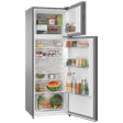 BOSCH Series 4 269 Litres 3 Star Frost Free Double Door Convertible Refrigerator with Vario Inverter Compressor (CTC29S031I, Sparkly Steel)_4