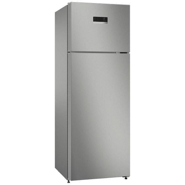 BOSCH Series 4 269 Litres 3 Star Frost Free Double Door Convertible Refrigerator with Vario Inverter Compressor (CTC29S031I, Sparkly Steel)_1