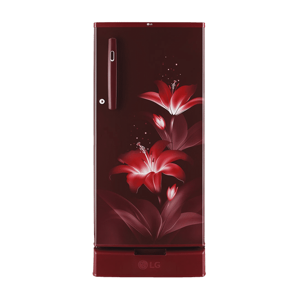 LG 190 Litres 1 Star Direct Cool Single Door Refrigerator with Multi Air Flow System (GL-D199ORGB, Ruby Glow)_1