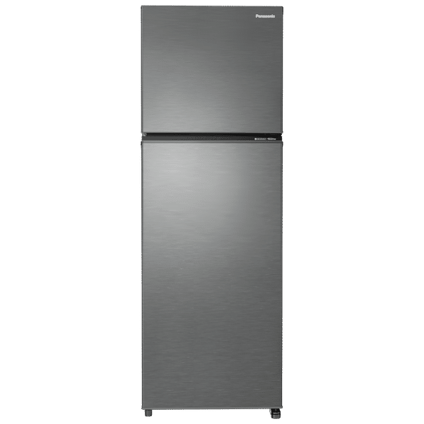 Panasonic Prime 338 Litres 3 Star Frost Free Double Door Convertible Refrigerator with AG Clean Technology (NR-TG357CVHN, Electric Grey)_1