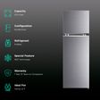 LG 272 Litres 2 Star Frost Free Double Door Refrigerator with Inverter Technology (GL-N312SDSY.ADSZEBN, Dazzle Steel)_2