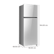 Haier 328 Litres 3 Star Frost Free Double Door Convertible Refrigerator with Triple Inverter Technology (HRF-3783PMG-P, Mirror Glass)_3