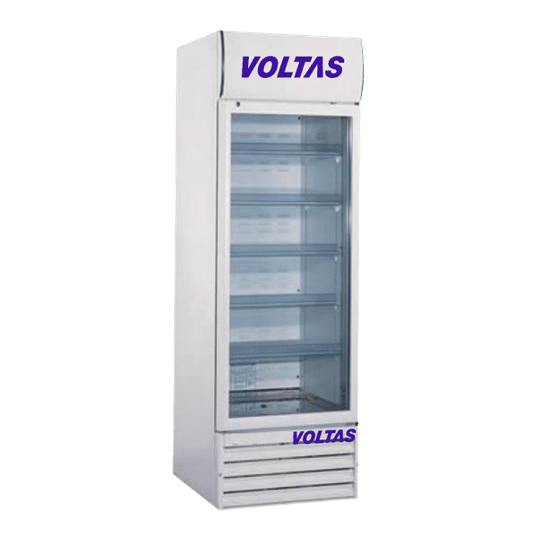 VOLTAS Visi Cool 550 Litres Single Door Wine Cooler (Fan Based Cooling Technology, VC 550 SD, White)_1
