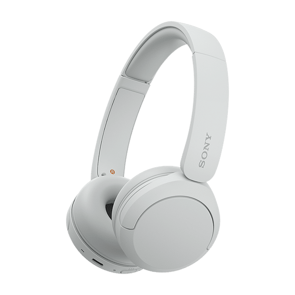 SONY WH-CH520 Bluetooth Headphone with Mic (30mm Driver, On Ear, White)_1