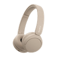 SONY WH-CH520 Bluetooth Headphone with Mic (30mm Driver, On Ear, Taupe)_1
