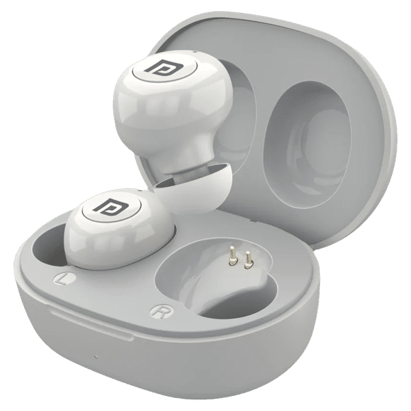 PORTRONICS Harmonics Twins S3 POR 1651 TWS Earbuds (IPX4 Water Resistant, Up to 20 Hours Playtime, White)_1
