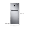 SAMSUNG 385 Litres 2 Star Frost Free Double Door Convertible Refrigerator with Deodorizer (RT42C5532S8/HL, Elegant Inox)_3