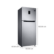 SAMSUNG 301 Litres 2 Star Frost Free Double Door Convertible Refrigerator with Deodorizer (RT34C4522S8/HL, Elegant Inox)_3