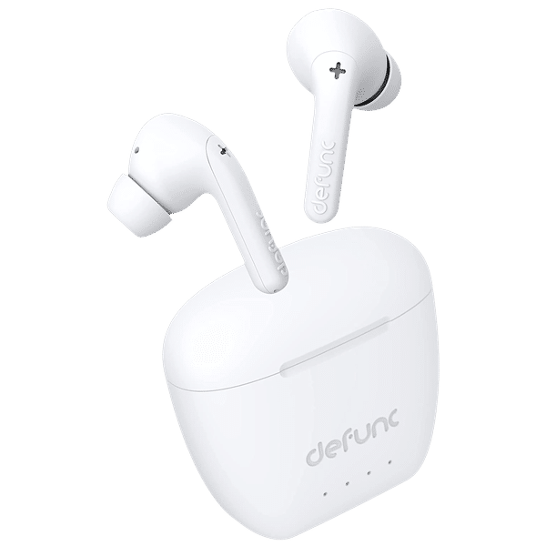 defunc True Audio TWS Earbuds (IPX4 Waterproof, 13mm Optimised Driver, White)_1
