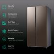 SAMSUNG 644 Litres 3 Star Auto Defrost Side by Side Refrigerator with Twin Cooling Plus (RS76CG8133DXHL, Luxe Brown)_2