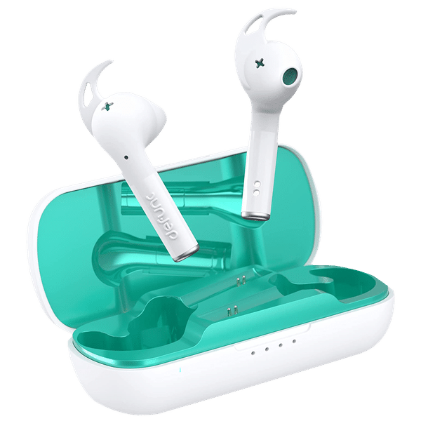 defunc True Sport IT009760892 TWS Earbuds with Environmental Noise Cancellation (IPX5 Water Resistant, Deep Bass, White)_1