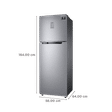 SAMSUNG 256 Litres 2 Star Frost Free Double Door Refrigerator with Convertible 3-in-1 Mode (RT30C3742S9/HL, Refined Inox)_3