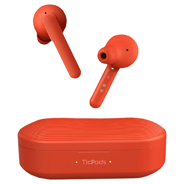 mobvoi Ticpods Free WG72016-L TWS Earbuds with Noise Isolation (Water Resistant, Upto 20 Hours Playback, Red)_1