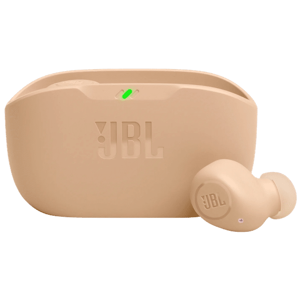 JBL Wave Buds TWS Earbuds (Water Resistant, Deep Bass Sound, Beige)_1