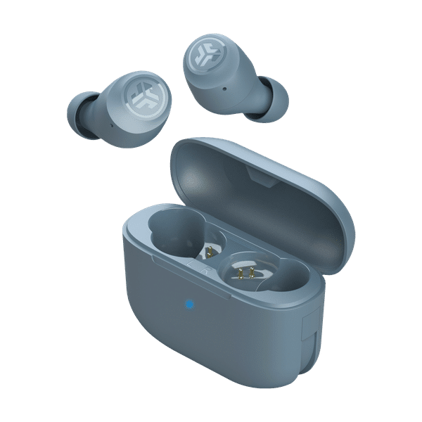JLAB Go Air Pop IEUEBGAIRPOPRSLT12 TWS Earbuds (IPX4 Sweat & Water Resistant, 32 Hours Playback, Slate)_1