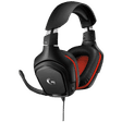 logitech G331 Wired Gaming Headset with Noise Cancellation (50mm Drivers, Over Ear, Black & Red)_1