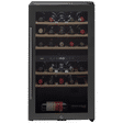 KAFF 76 Litres 29 Bottles Wine Cooler (Inner Glass with UV Protection, WC 76 DZ, Black)_1