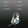 Red Gear Cosmo 7.1 Wired Gaming Headset with Passive Noise Cancellation (RGD LED, Over Ear, White)_2