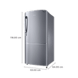 SAMSUNG 183 Litres 3 Star Direct Cool Single Door Refrigerator with Anti-Bacterial Gasket (RR20C1723S8/HL, Elegant Inox)_3