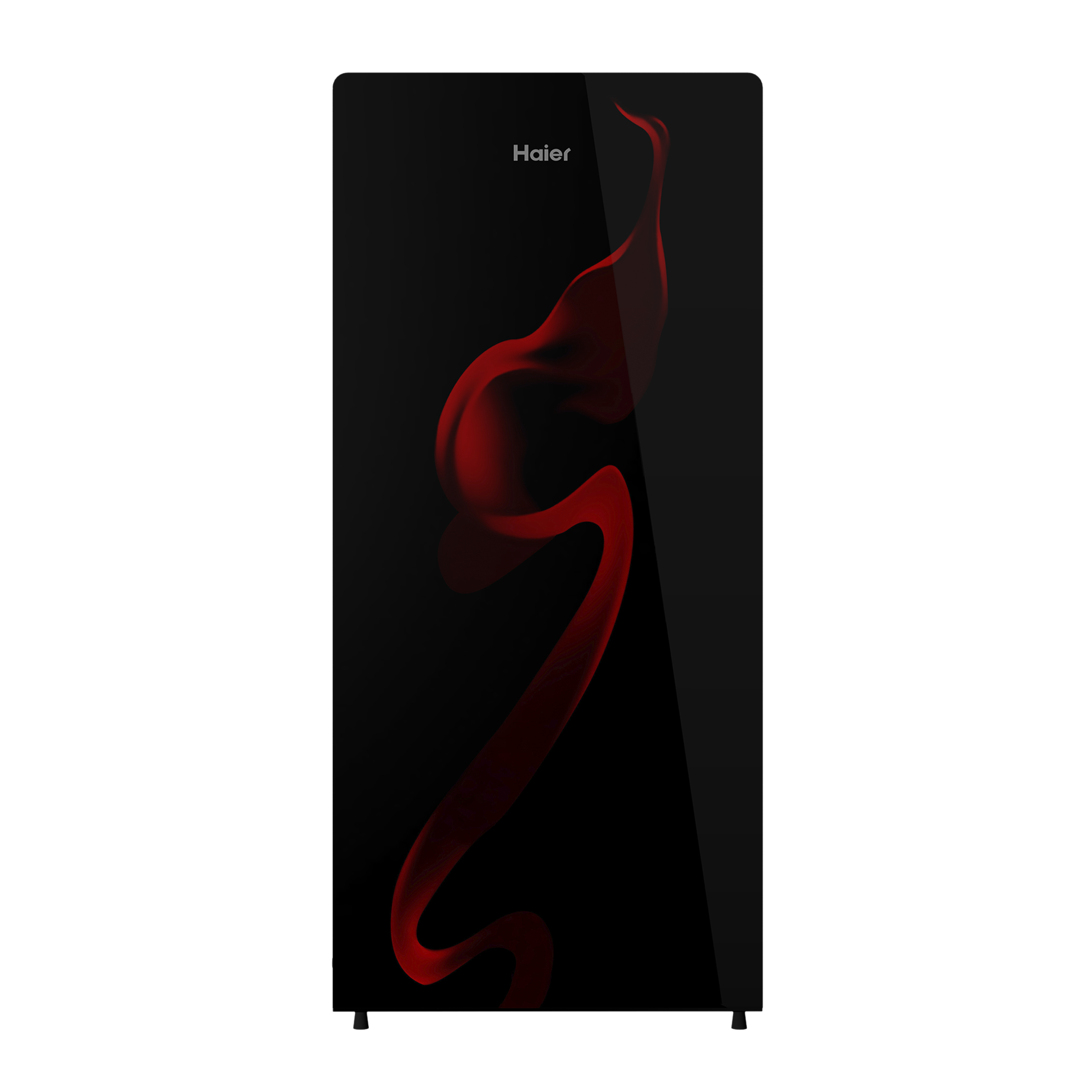 Haier 190 Litres 4 Star Direct Cool Single Door Refrigerator with Premium Glass (HRD-2104CSG-P, Spiral Glass)