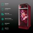 SAMSUNG 189 Litres 4 Star Direct Cool Single Door Refrigerator (RR21C2F24RZ/HL, Midnight Blossom Red)_2