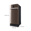 SAMSUNG 189 Litres 4 Star Direct Cool Single Door Refrigerator (RR21C2F24DX/HL, Luxe Brown)_3