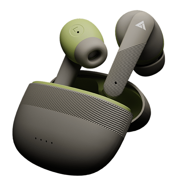 BOULT AUDIO Airbass Z35 TWS Earbuds with Environmental Noise Cancellation (IPX5 Water Resistant, 32Hrs Total Playback Time, Pista Green)_1