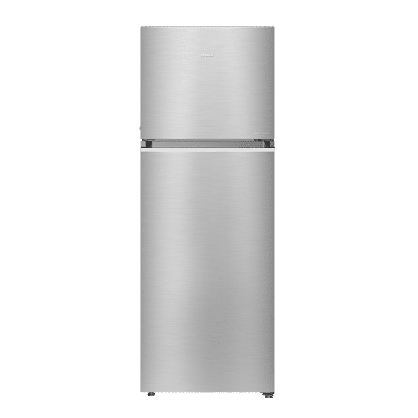 Haier 358 Litres 3 Star Frost Free Double Door Convertible Refrigerator with Triple Inverter Technology (HRF-4083BIS-P, Inox Steel)_1