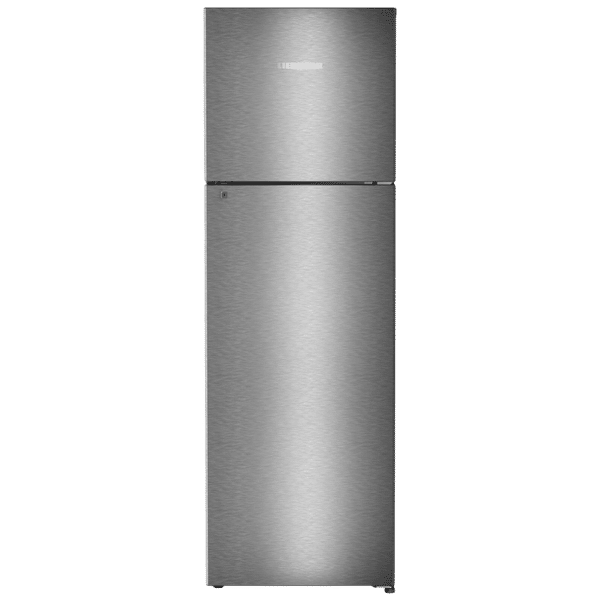 LIEBHERR 350 Litres 2 Star Frost Free Double Door Refrigerator with Vegetable Bin (TDgs 3510, Grey Steel)_1