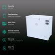 Godrej Slim Series 200 Litres Single Door Deep Freezer (Convertible Technology, DH GCHW 210 R6SHC RW, Royal White)_2