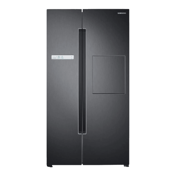 SAMSUNG 845 Litres Frost Free Side by Side Refrigerator with Multi Flow System (RS82A6000B1/TL, Black Matt (Doi))_1