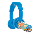 onanoff BuddyPhones Play Plus BT-BP-PLAYP-DP Bluetooth Headphone With Mic (Upto 20 Hours Playback, On Ear, Blue)_1