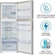VOLTAS beko 340 Litres 2 Star Frost Free Double Door Bottom Mount Refrigerator with Neo Frost Dual Cooling (RBM363IF, Silver)_4
