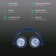 onanoff BuddyPhones Pop Fun Wired Headphone with Mic (On Ear, Blue)_2