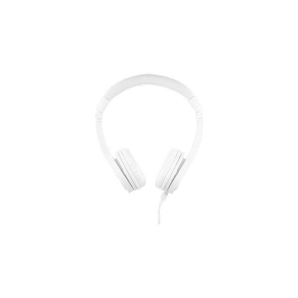 onanoff BuddyPhones Explore+ Wired Headphone with Mic (On Ear, Snow White)_1