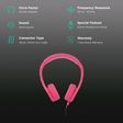 onanoff Buddyphones Explore BP-EXPLOREP-PINK Wired Headphone with Mic (On Ear, Pink)_2