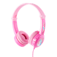 onanoff Buddyphones BP-TRAVEL-PINK Wired Headphone with Mic (On Ear, Pink)_1