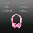 onanoff Buddyphones BP-TRAVEL-PINK Wired Headphone with Mic (On Ear, Pink)_2