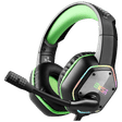 EKSA E1000 Over-Ear Wired Gaming Headset with Mic (RGB-LED Lights, Green)_1
