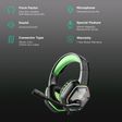 EKSA E1000 Over-Ear Wired Gaming Headset with Mic (RGB-LED Lights, Green)_2
