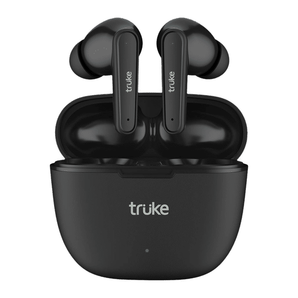 truke BTG Beta B131 TWS Earbuds with Environmental Noise Cancellation (IPX4 Water Resistant, 40ms Ultra Low Latency, Black)_1