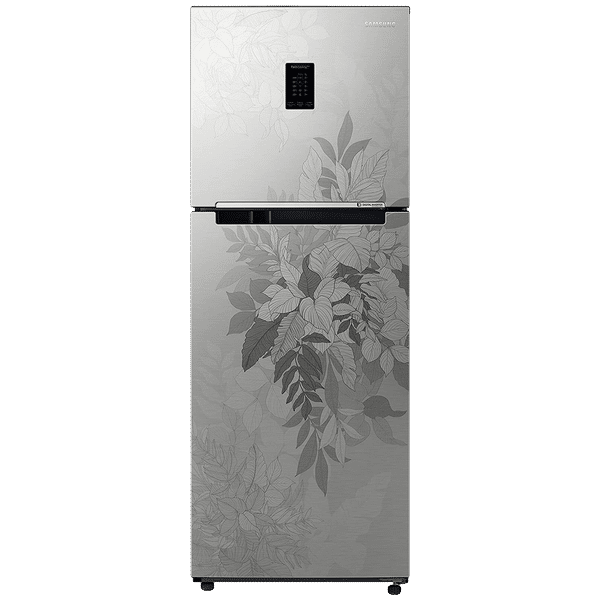 SAMSUNG 301 Litres 2 Star Frost Free Double Door Convertible Refrigerator with Deodorizing Filter (RT34C4522QB/HL, Bouquet Silver)_1