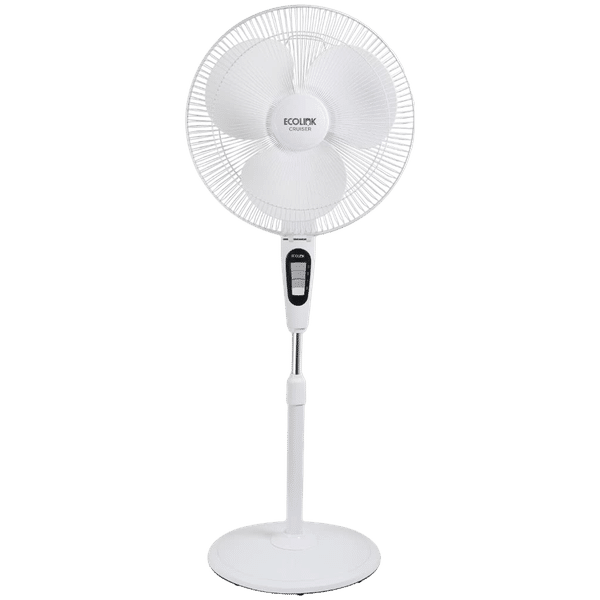 Philips EcoLink Cruiser 40cm Sweep 3 Blade Pedestal Fan (Thermal Overload Protection, White)_1
