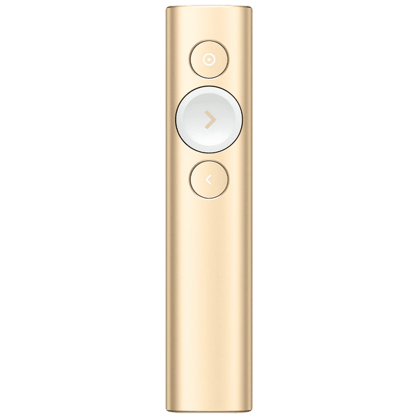 logitech Bluetooth and USB Laser Pointer (Advanced Pointing, 910-004864, Gold)_1